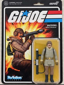 G.I. Joe Bazooka Super7 ReAction Figure