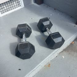 Pair of 45 Lb Dumbells  