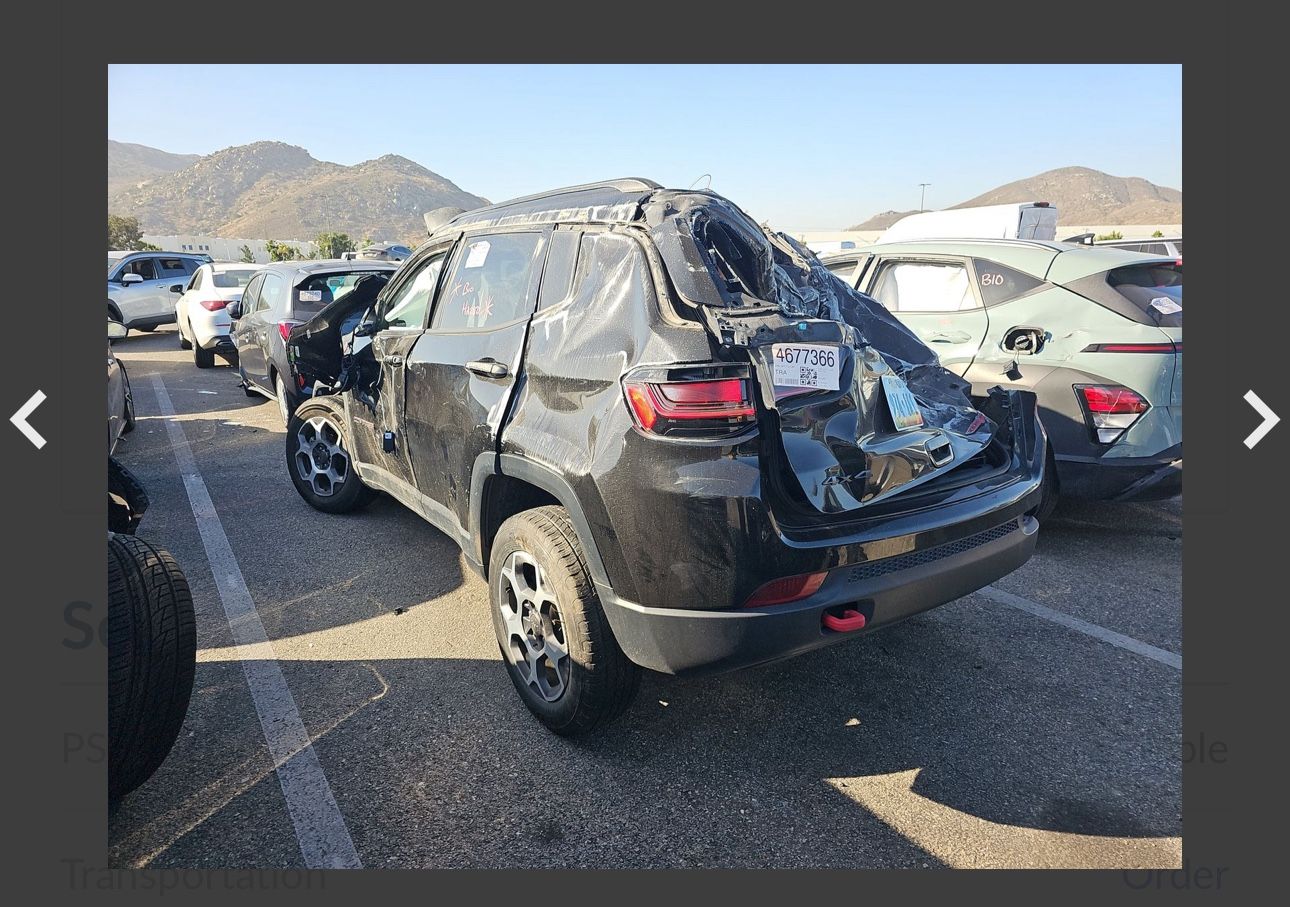 2020 2021 2022 Jeep Compass TRAILHAWK Parts
