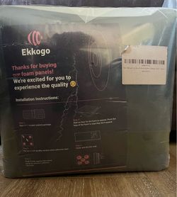 Ekkogo 54-Pack Acoustic Foam Soundproofing Panels NEW!