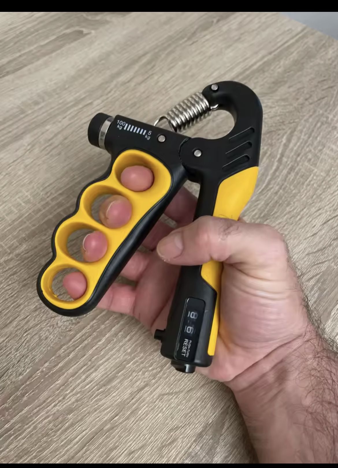 Adjustable Hand Grip Strengthener 5-100KG with Digital Counter - New