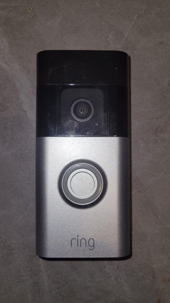 Used Ring Battery Doorbell Plus and Battery 