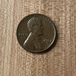 1962 “D” Penny (Rare) Almost Mint Condition!