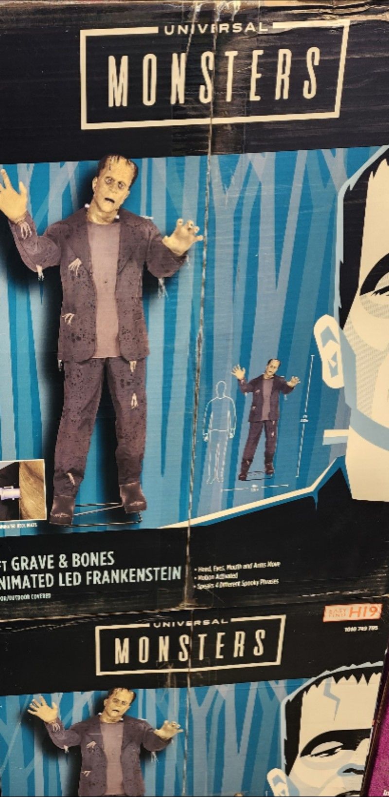 Halloween 7ft. New Frankenstein Led Animated 