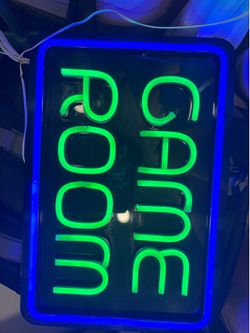 Game room neon signs