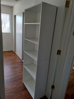 White shelf