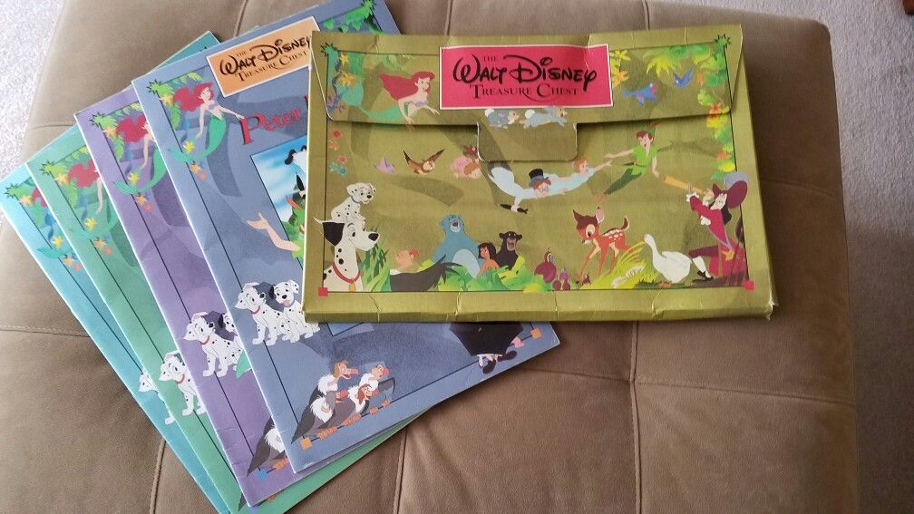 Vintage Walt Disney Treasure Chest Books