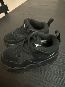 Air Jordan Low-Top Kids Sneakers Black