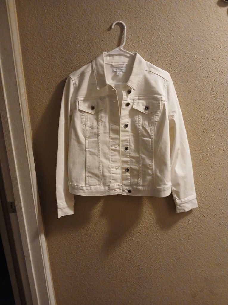 White Jean Jacket