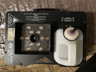 Adj Fog fury Jett machine 15550wtt use works perfectly fine firm on price