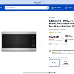 MOVING SALE   KITCHENAID countertop microwave stainless steel LIKE NEW CONDITION