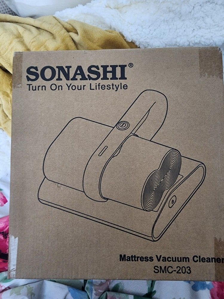 NEW Sonashi Mattress Vacuum Cleaner – UV Light + Powerful Suction – Dust Mite Remover