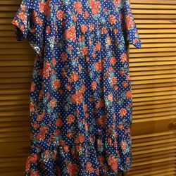 Women’s Sundress XXXL Flower Dress