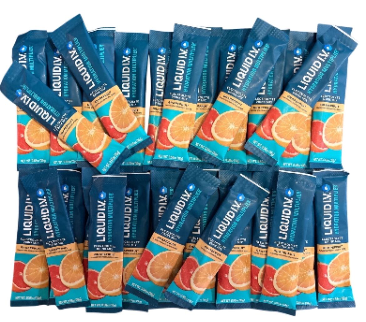 30 Packets Liquid IV Hydration Multiplier Grapefruit Electrolyte Drink Mix