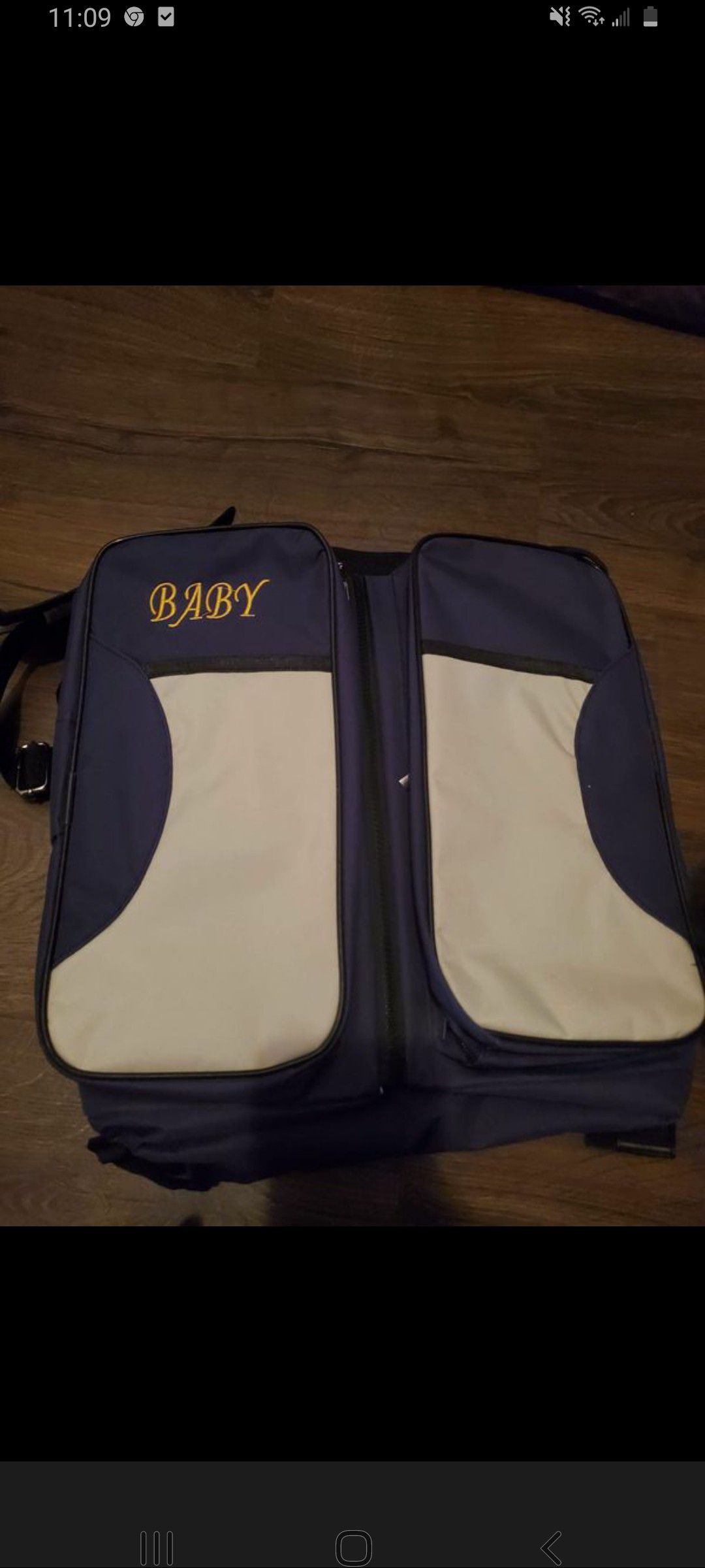 Baby portable bassinet/diaper bag