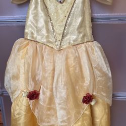 Beauty And The Beast Belle Costume Size 5/6