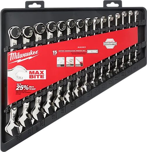 Milwaukee 15pc Combination Wrench Set - Metric Brand New
