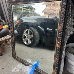 Espejo Grande De Madera