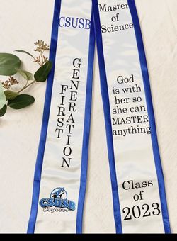 Graduation stole/ graduation sash/ customizable