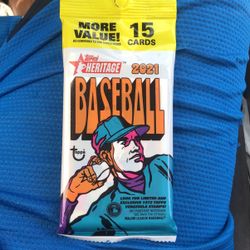 2021 Topps Heritage Baseball Pack 
