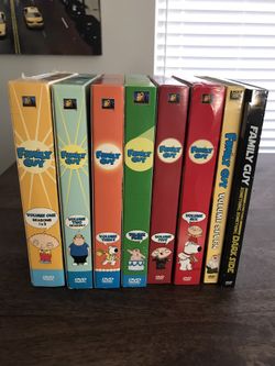 Family Guy DVD sets Volumes 1-7 Plus Family Darkside Guy