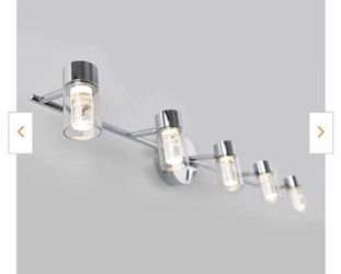 Ratio 4 ft. 5-Light Steel Integrated LED Track Lighting Kit