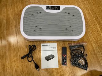 Vibration plate exercise machine