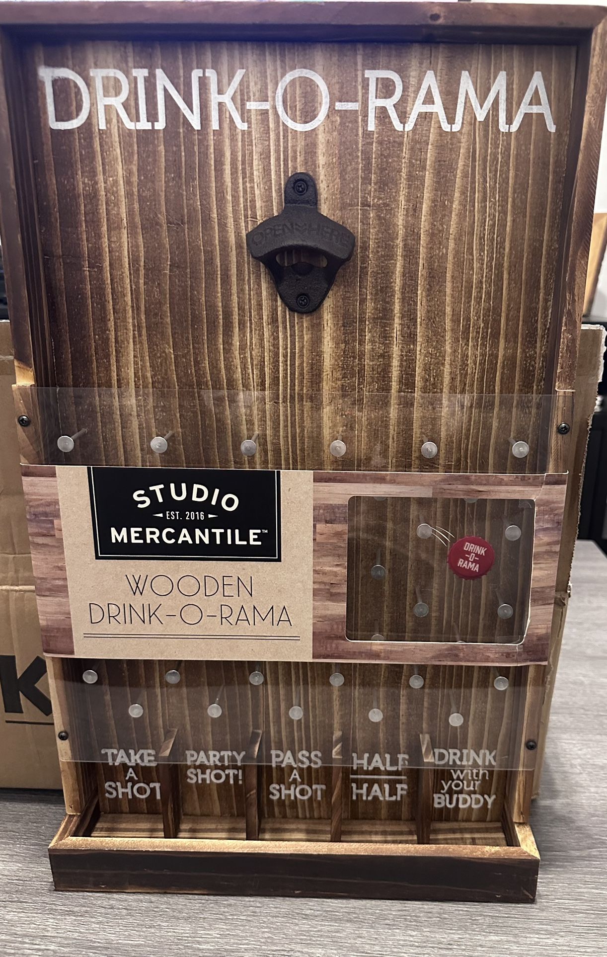 Studio Mercantile Drink-o-rama Bottle Cap Drinking Game