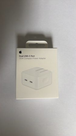 Apple 35W Dual USB-C Port Compact Power Adapter