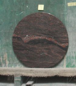 Granite Lazy Susan – Flat, ¾ " Thick, 31 ½ " Diameter