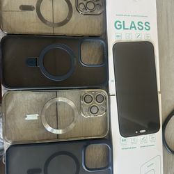 Apple Cases 14 Pro Max And Glass Protector 