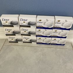 12 Brand New Dove Soap Bundle 