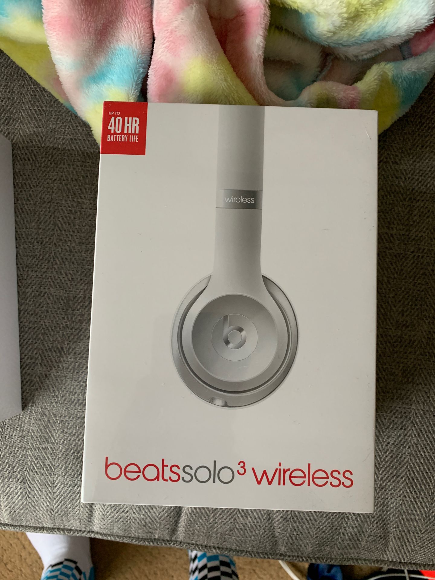Brand new sealed beats solo 3 headphones silver