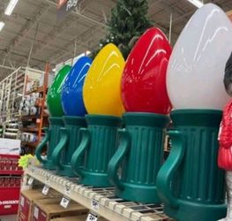 3 Foot tall Jumbo Christmas lights from Home Depot