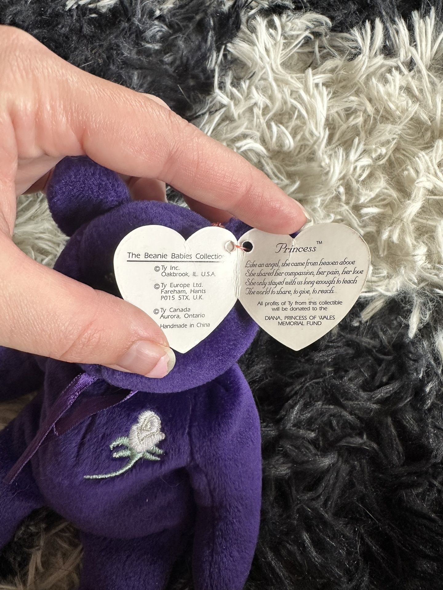 PRINCESS DIANA BEANIE BABY RARE