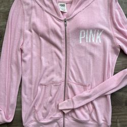 Pink Jacket With Hoodie 