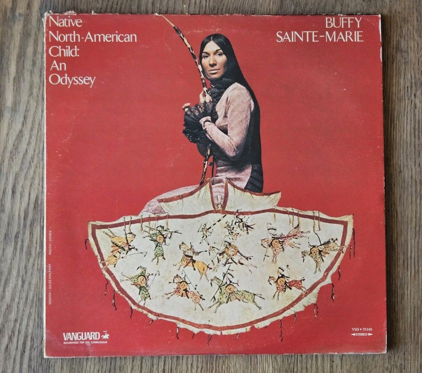 Vintage LP Vinyl Midcentury Record ALBUM Buffy St. Marie
