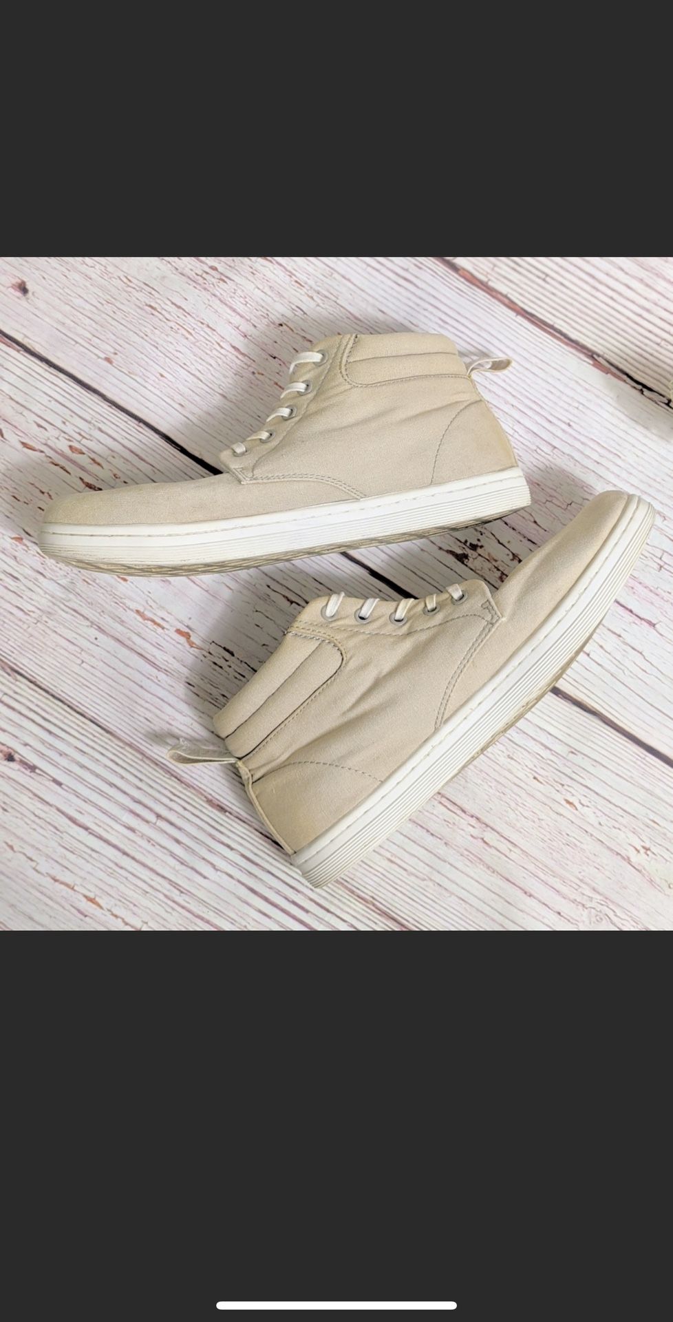 Dr. Martens Lamar White Canvas Chukka Sneaker Boots US 10  display picture 2