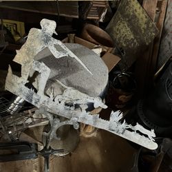 Antique weathervane hunting dog