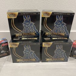 Pokémon Mega Evolutions Lucario ETBs Sealed