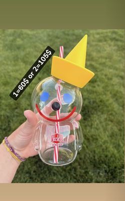 Jack In The Box Viral Glass Cup Sipper