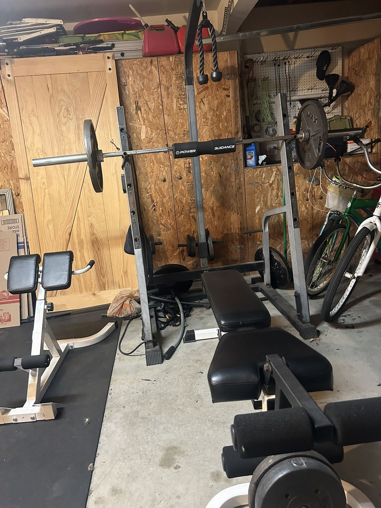 Weight Rack , Bench , Weights