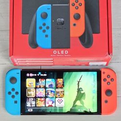 Nintendo Switch OLED - 200 Popular Games + 10000 Retros 
