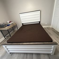 Queen Bed Frame With Boxspring From El Dorado