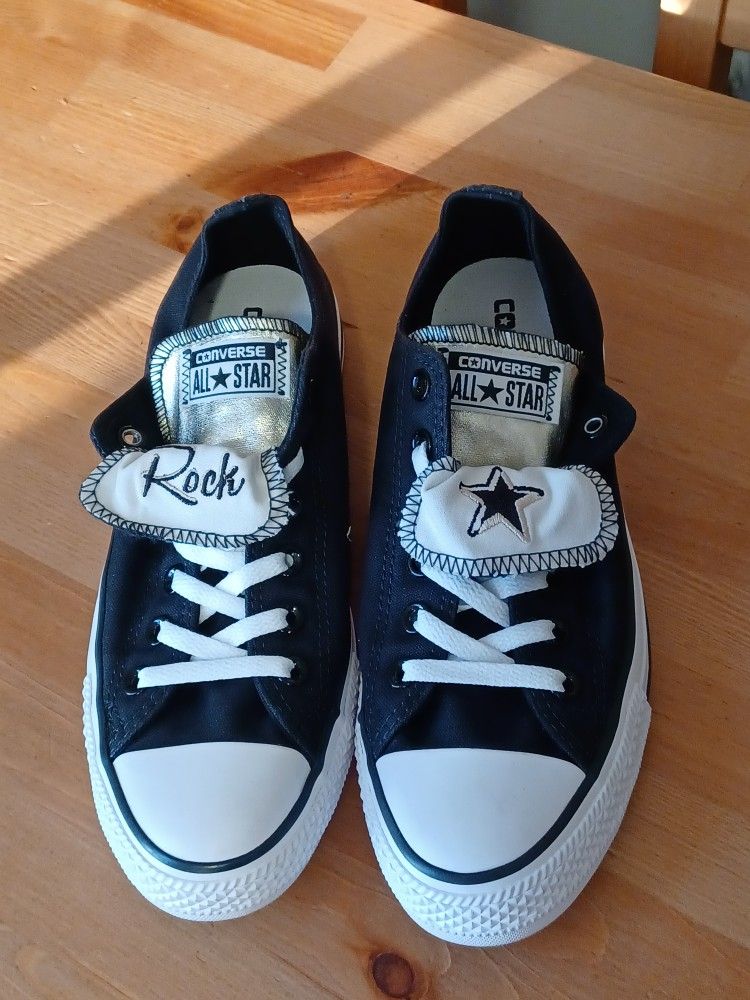 Rare Converse Rock Star Sneakers Women's Size 9.5