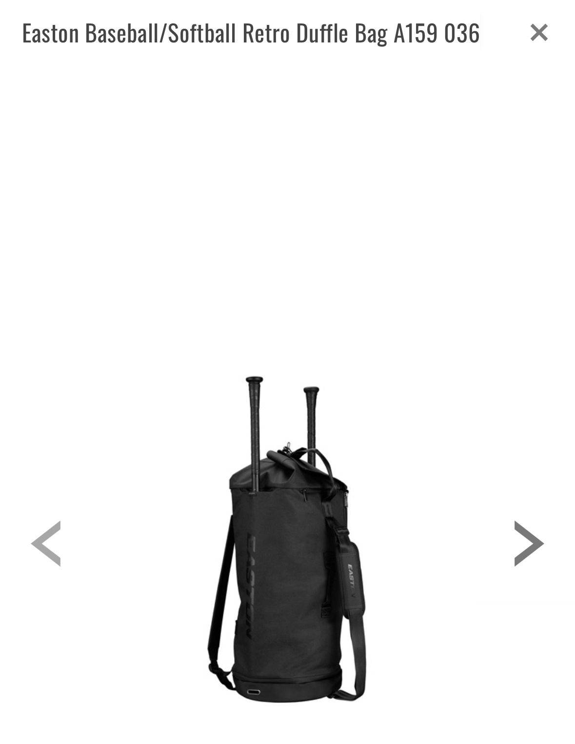 Easton Baseball/Softball Retro Duffle Bag A159