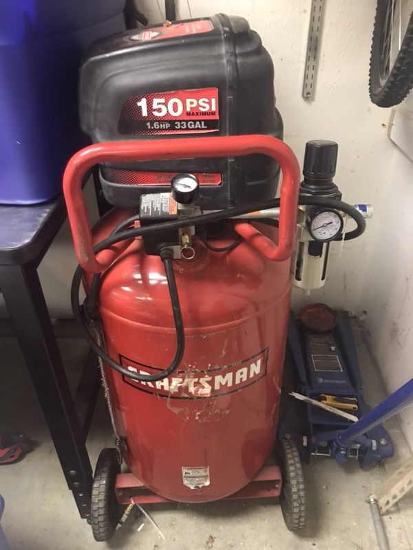 Sears Craftsman 6 Hp 33 Gallon Air Compressor Coast