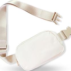Cream Color Crossbody Bag Fanny Pack for Women Fashionable