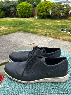 Born Men's Black Casual Lace-Up Shoes - Classic Everyday Style Sneakers Sz 12M