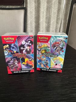 Pokémon TCG Destined Rivals & Journey Together Booster Bundle Lot – 12 Packs Sealed